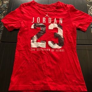 Kids Jordan red Shirt